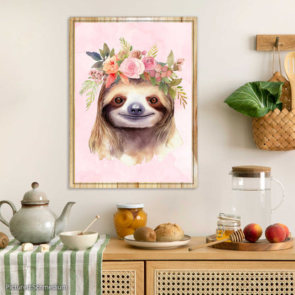 Sloth Flower Crown