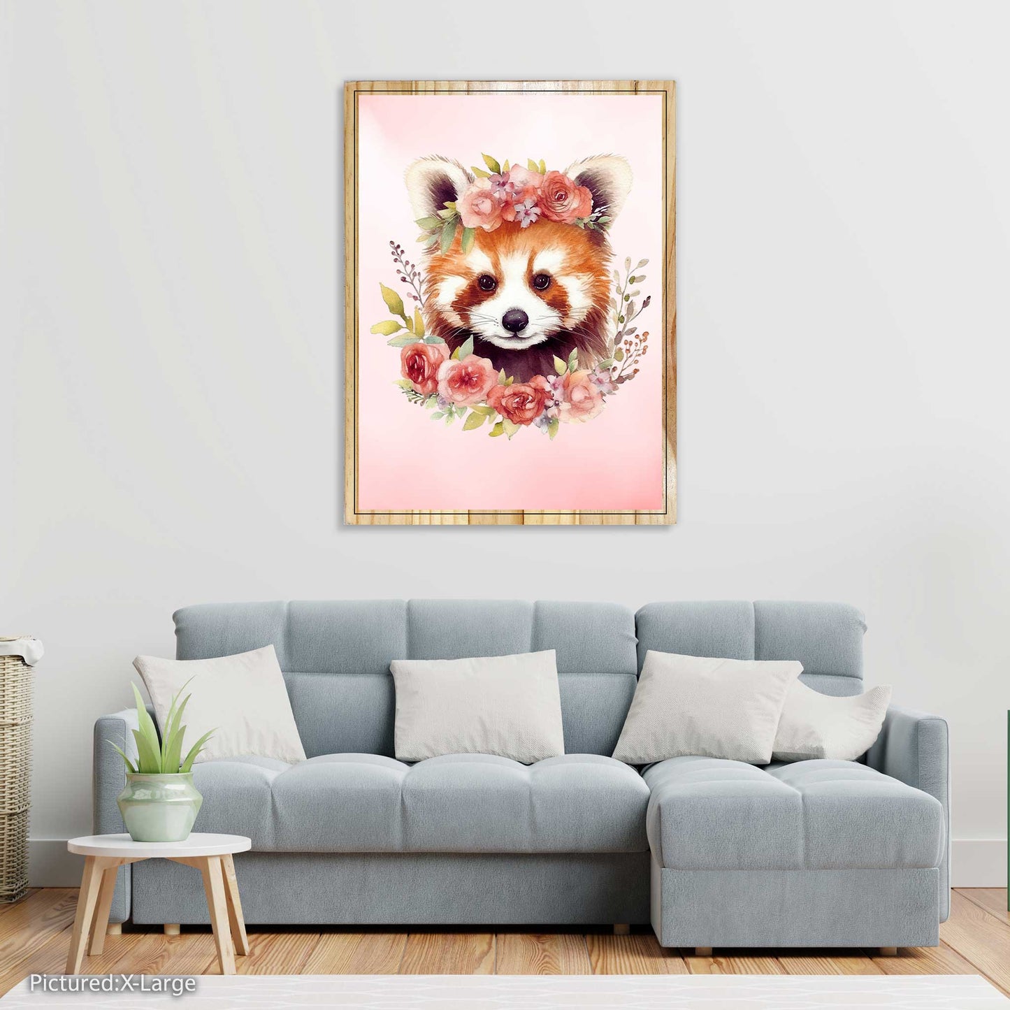 Red Panda Flower Crown