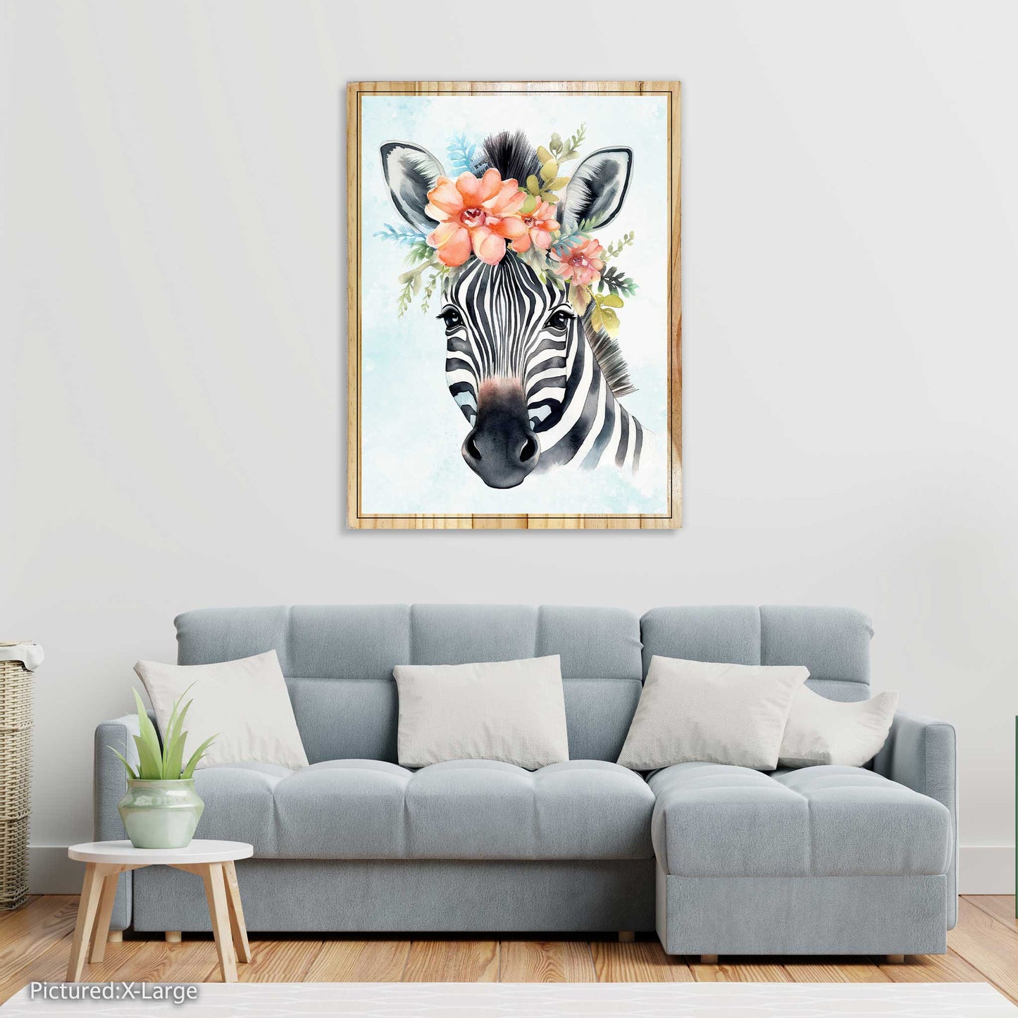 Zebra Flower Crown