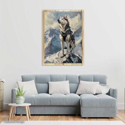 The Watchful Highlander: Siberian Husky