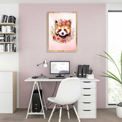 Red Panda Flower Crown