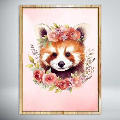 Red Panda Flower Crown