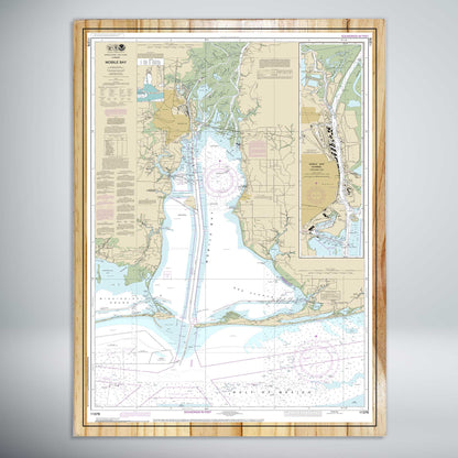 Mobile Bay Nautical Map (NOAA)