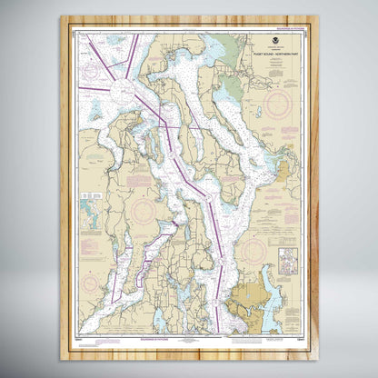 Puget Sound - Northern Part Nautical Map (NOAA)