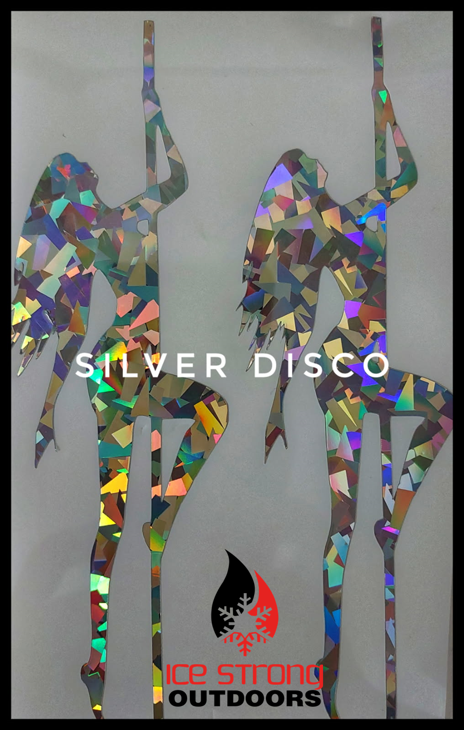 Ice Strong Outdoors - Bad Girl Flasher Stickers (2 Packs) - Various Colors