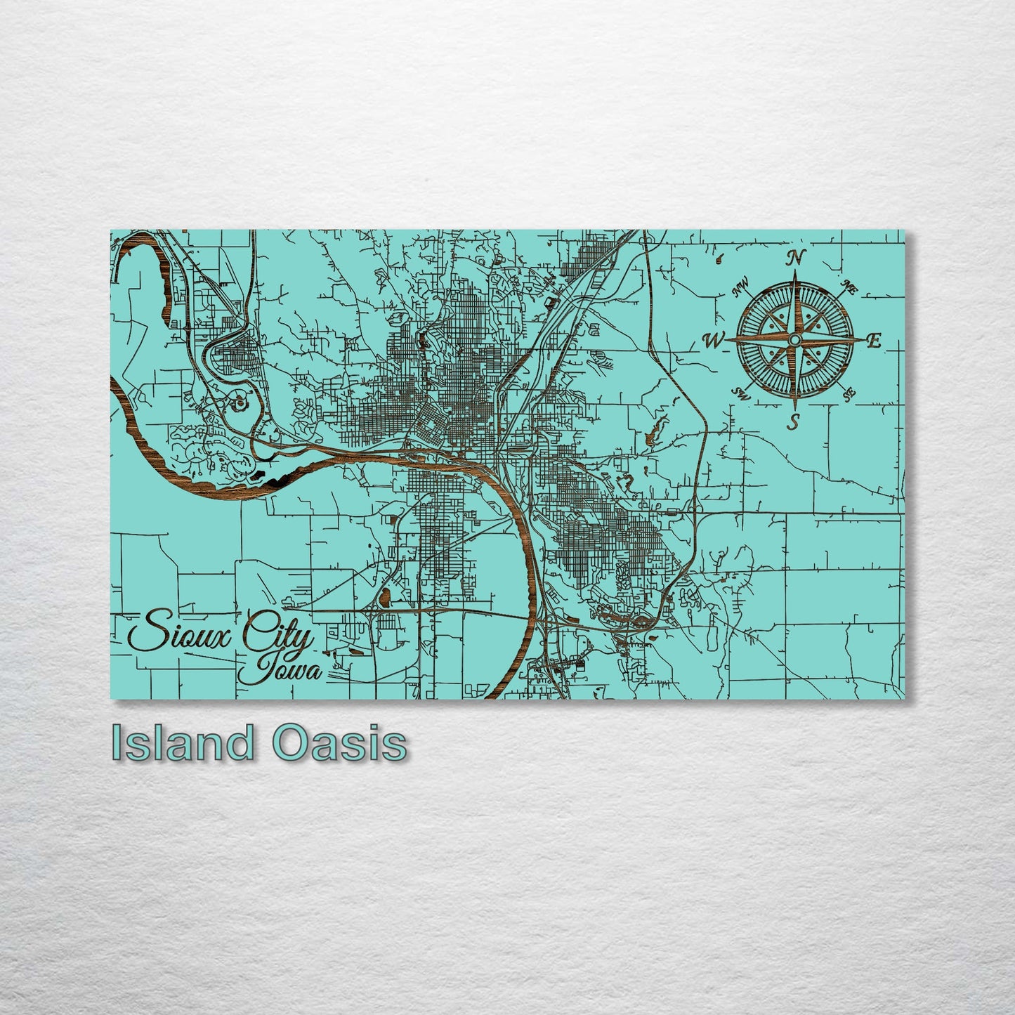 Sioux City, Iowa Street Map