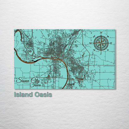 Sioux City, Iowa Street Map