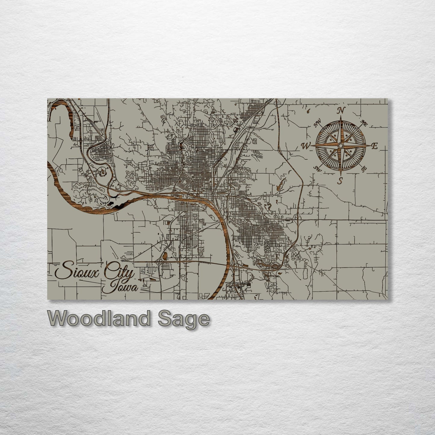 Sioux City, Iowa Street Map