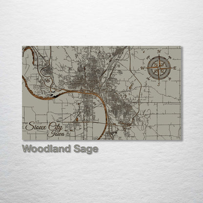 Sioux City, Iowa Street Map