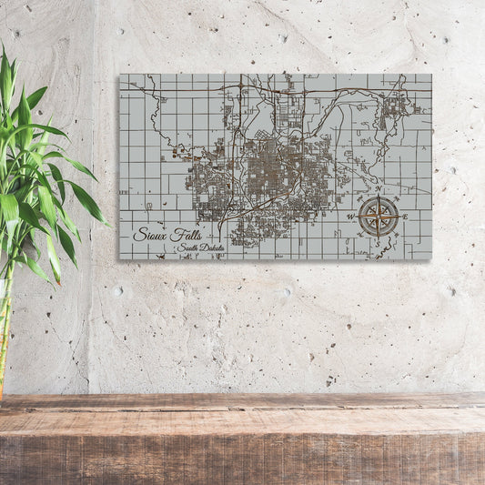 Sioux Falls, South Dakota Street Map