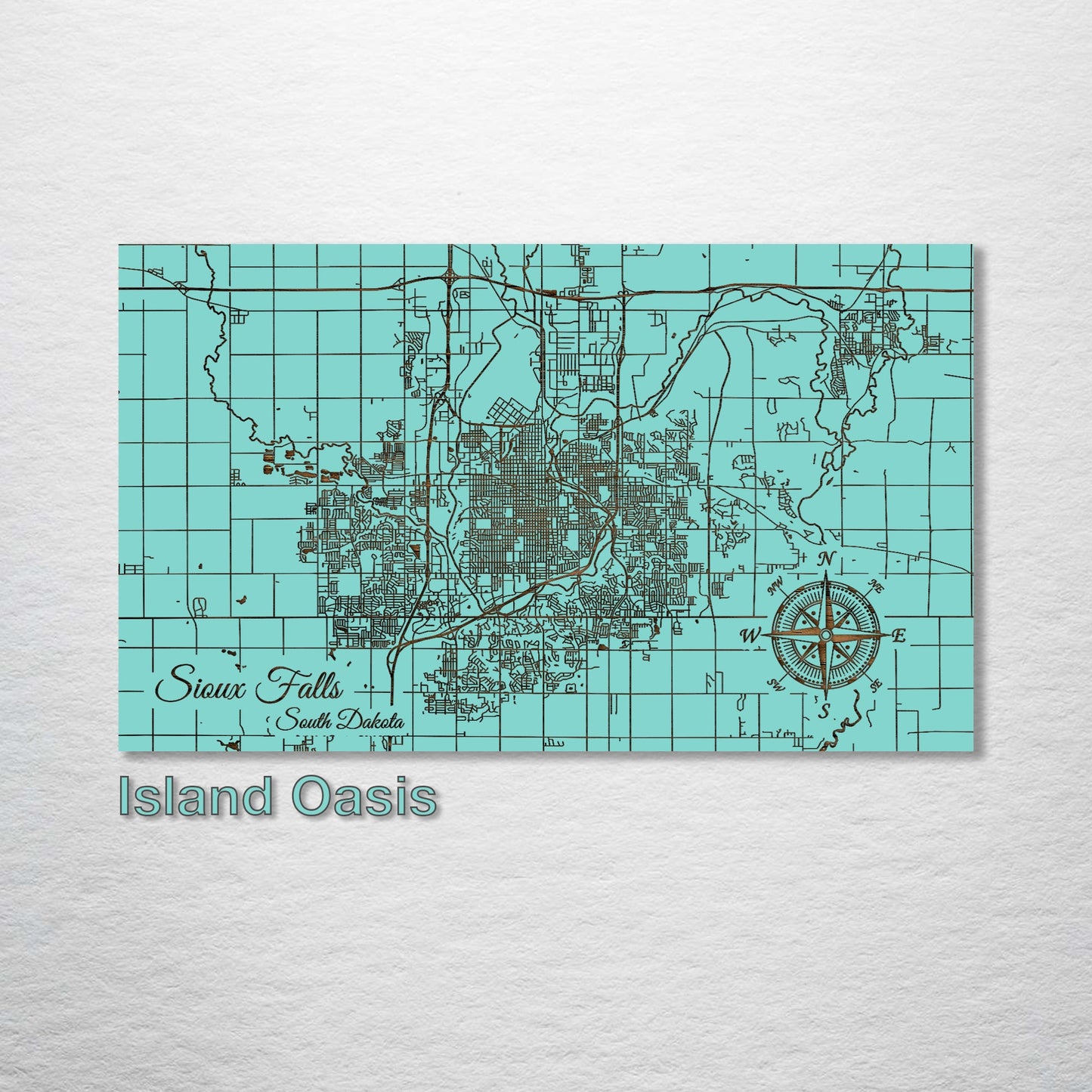 Sioux Falls, South Dakota Street Map