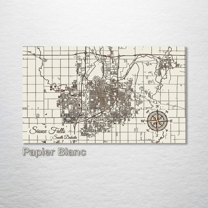 Sioux Falls, South Dakota Street Map