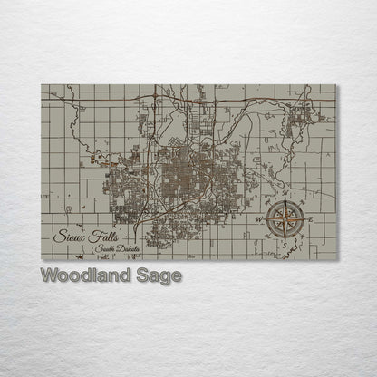 Sioux Falls, South Dakota Street Map