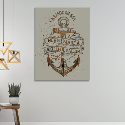 Skillful Sailor Abstract