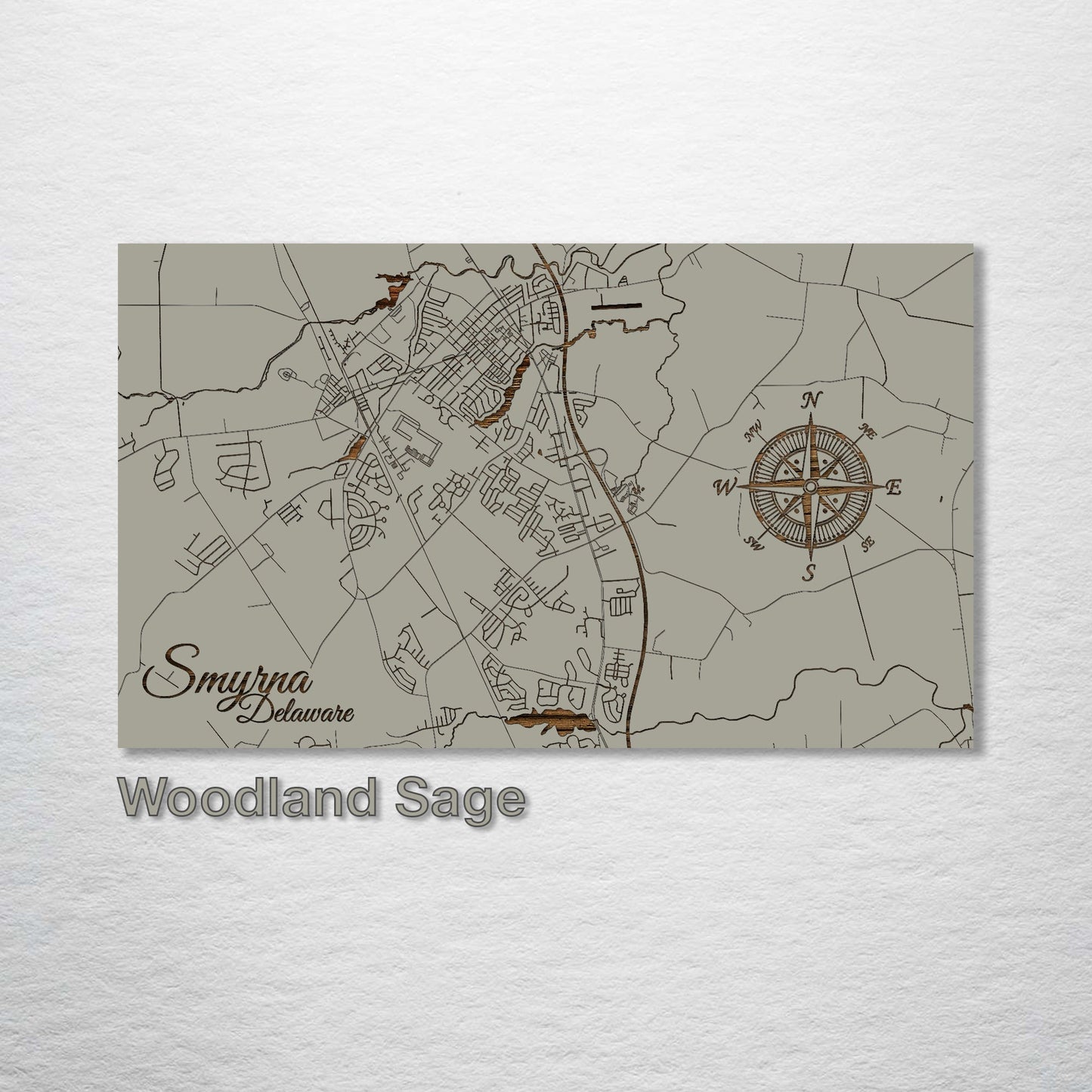 Smyrna, Delaware Street Map