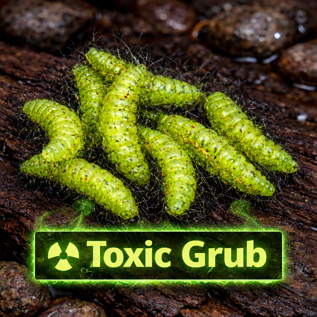 1" Hairy Waxworm "The Fuzz Grub"