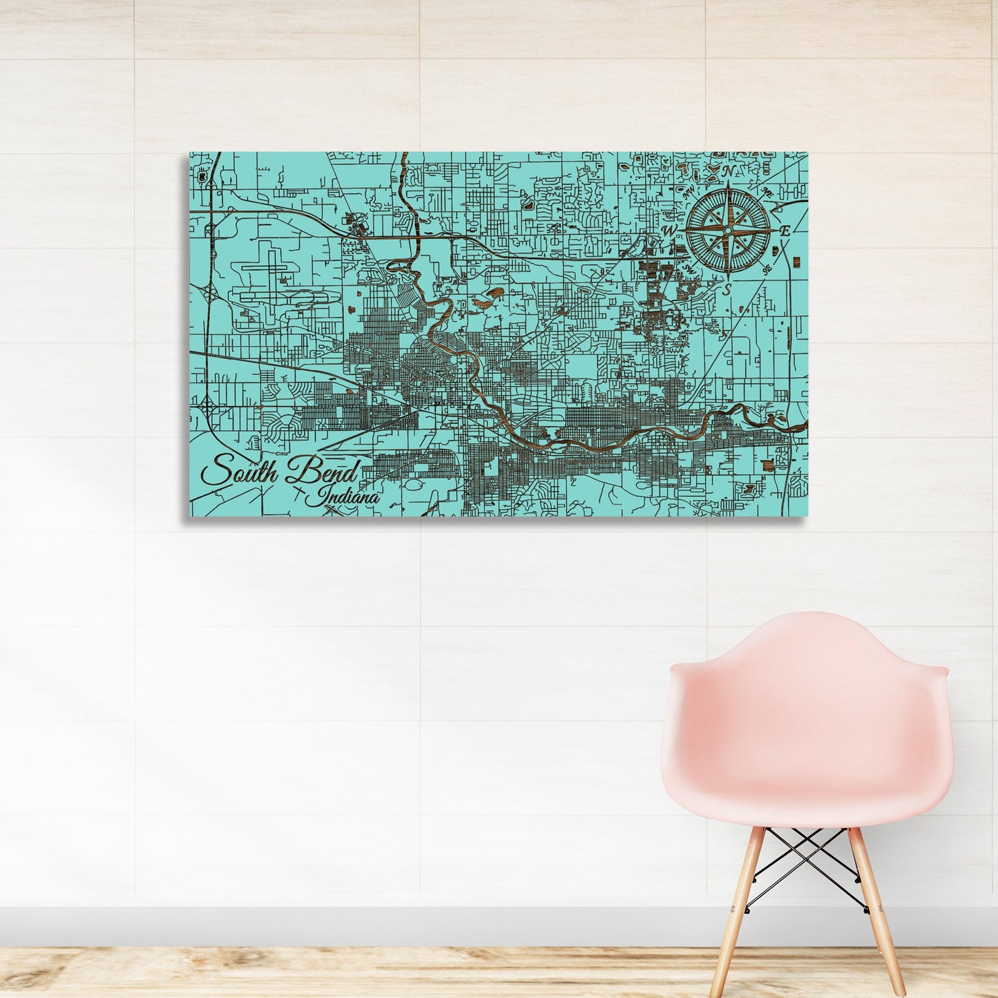 South Bend, Indiana Street Map