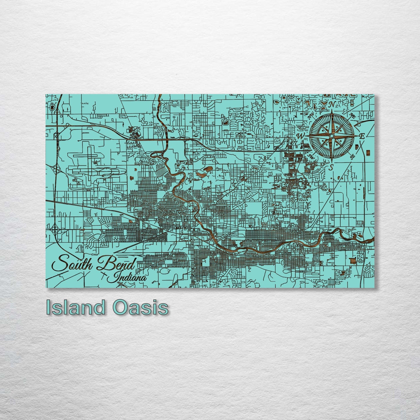 South Bend, Indiana Street Map