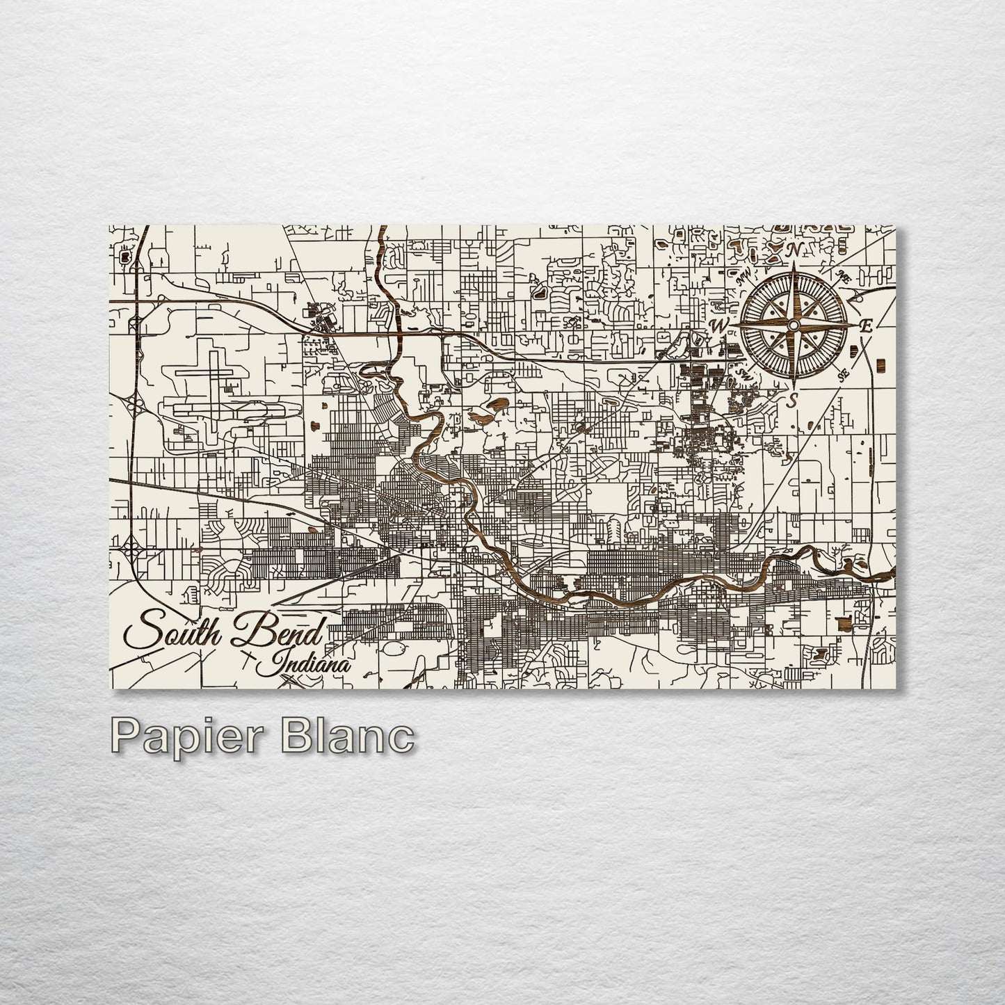 South Bend, Indiana Street Map