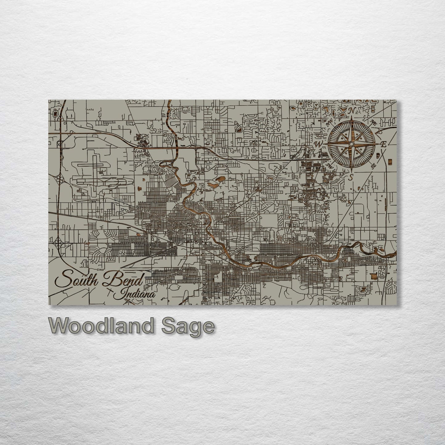 South Bend, Indiana Street Map