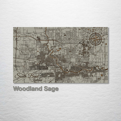 South Bend, Indiana Street Map