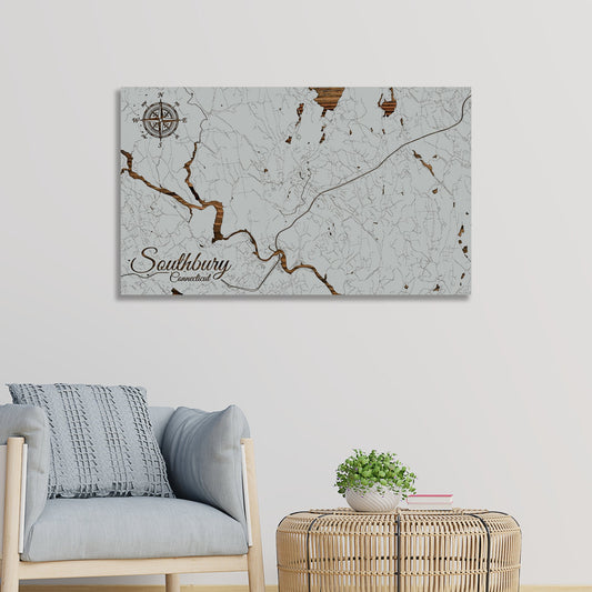 Southbury, Connecticut Street Map