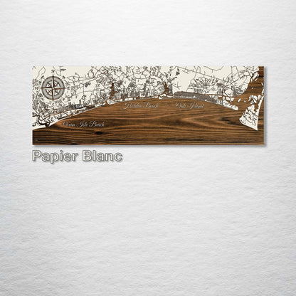 Southern North Carolina Coast Map