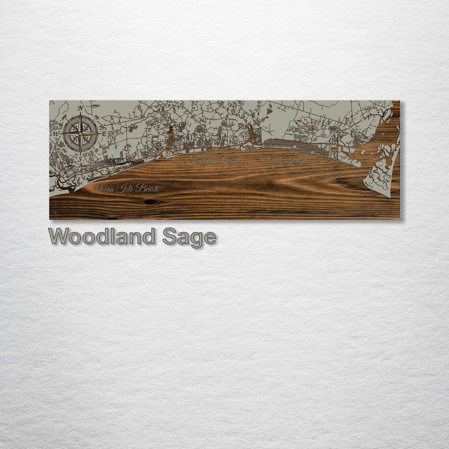 Southern North Carolina Coast Map