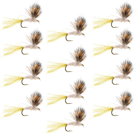 Sparkle Dun Pale Morning Dun PMD Mayfly 12 Flies Hook size 18