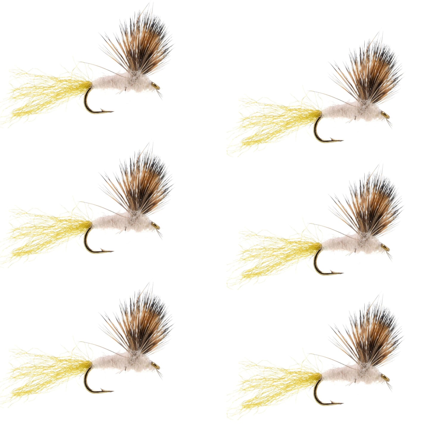Sparkle Dun Pale Morning Dun PMD Mayfly 6 Flies Hook size 18