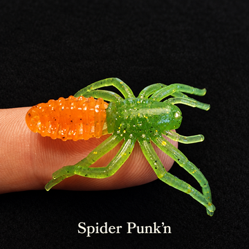 LIMITED TIME  Spider Punk'n 1" Floating Micro Spider (6 Pack)