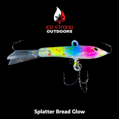 Ice Strong Outdoors - Glow Custom Bay Jiggers -  3/8 oz and 1/2 oz