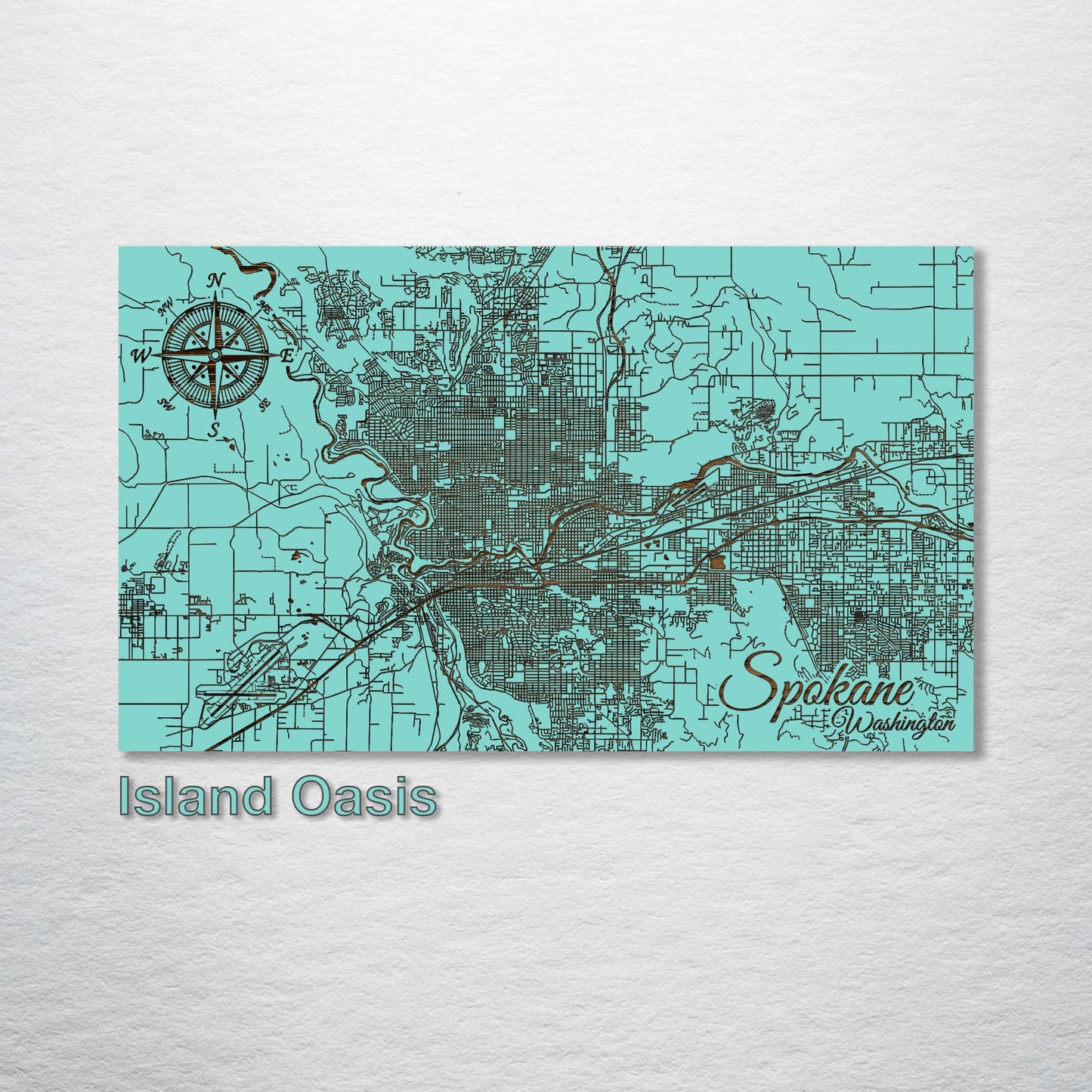 Spokane, Washington Street Map