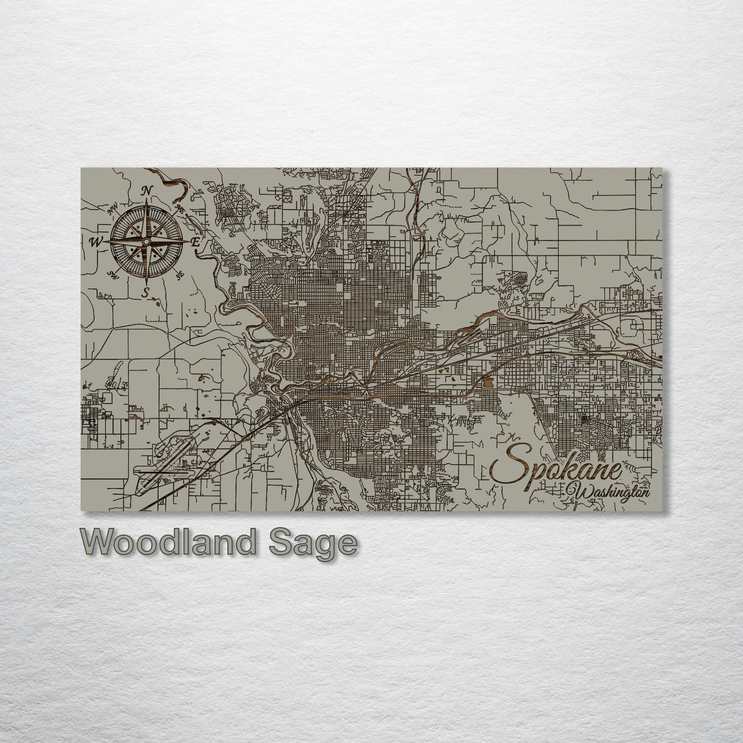 Spokane, Washington Street Map