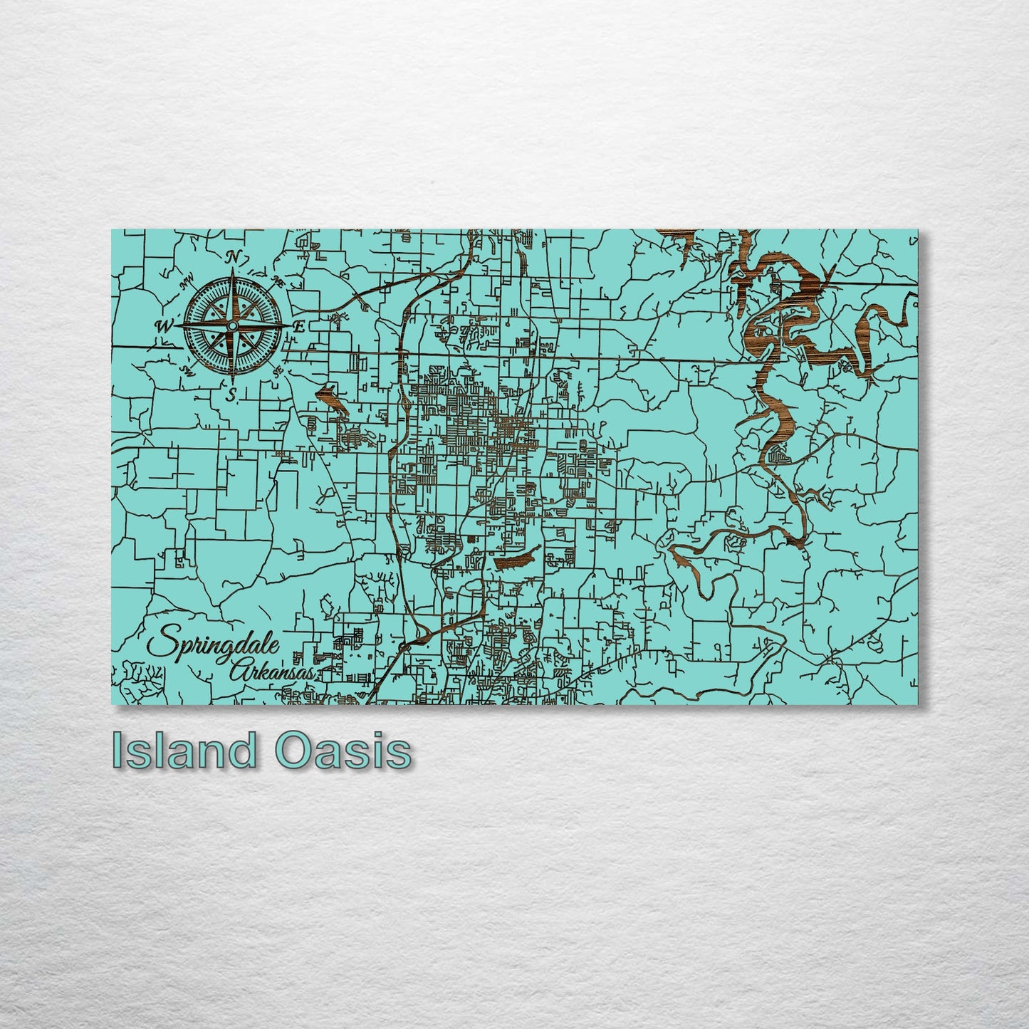 Springdale, Arkansas Street Map