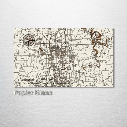 Springdale, Arkansas Street Map