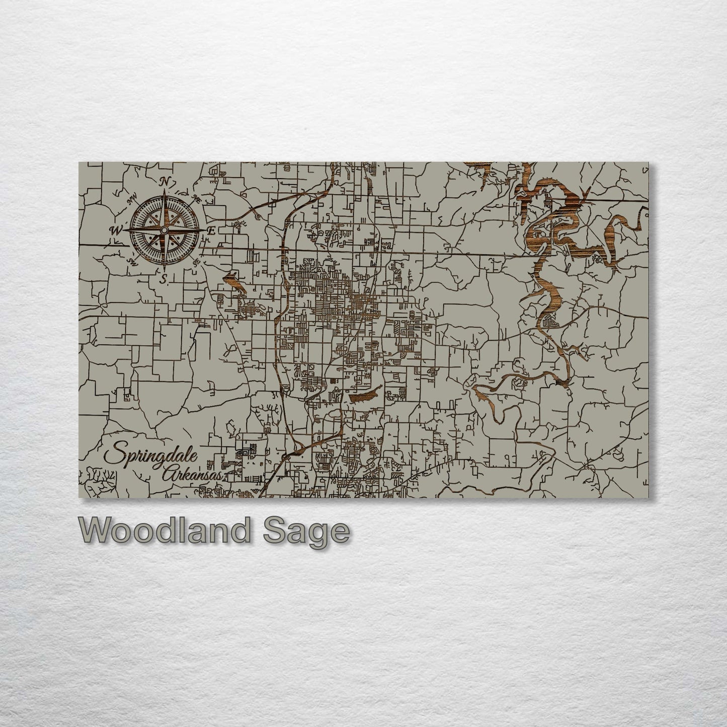 Springdale, Arkansas Street Map