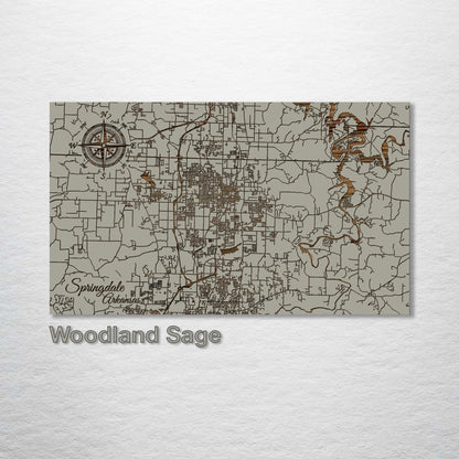 Springdale, Arkansas Street Map