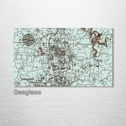 Springdale, Arkansas Street Map