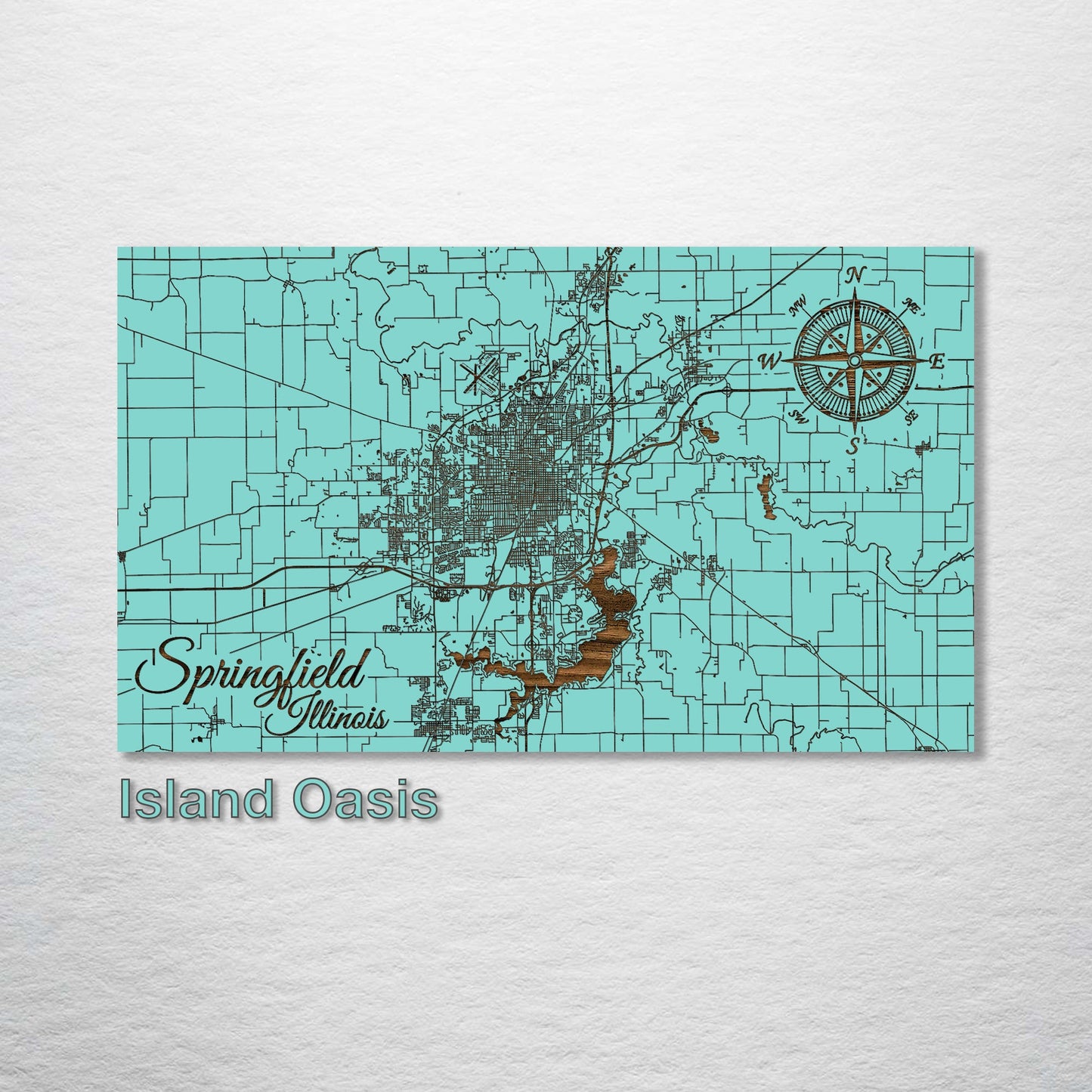 Springfield, Illinois Street Map