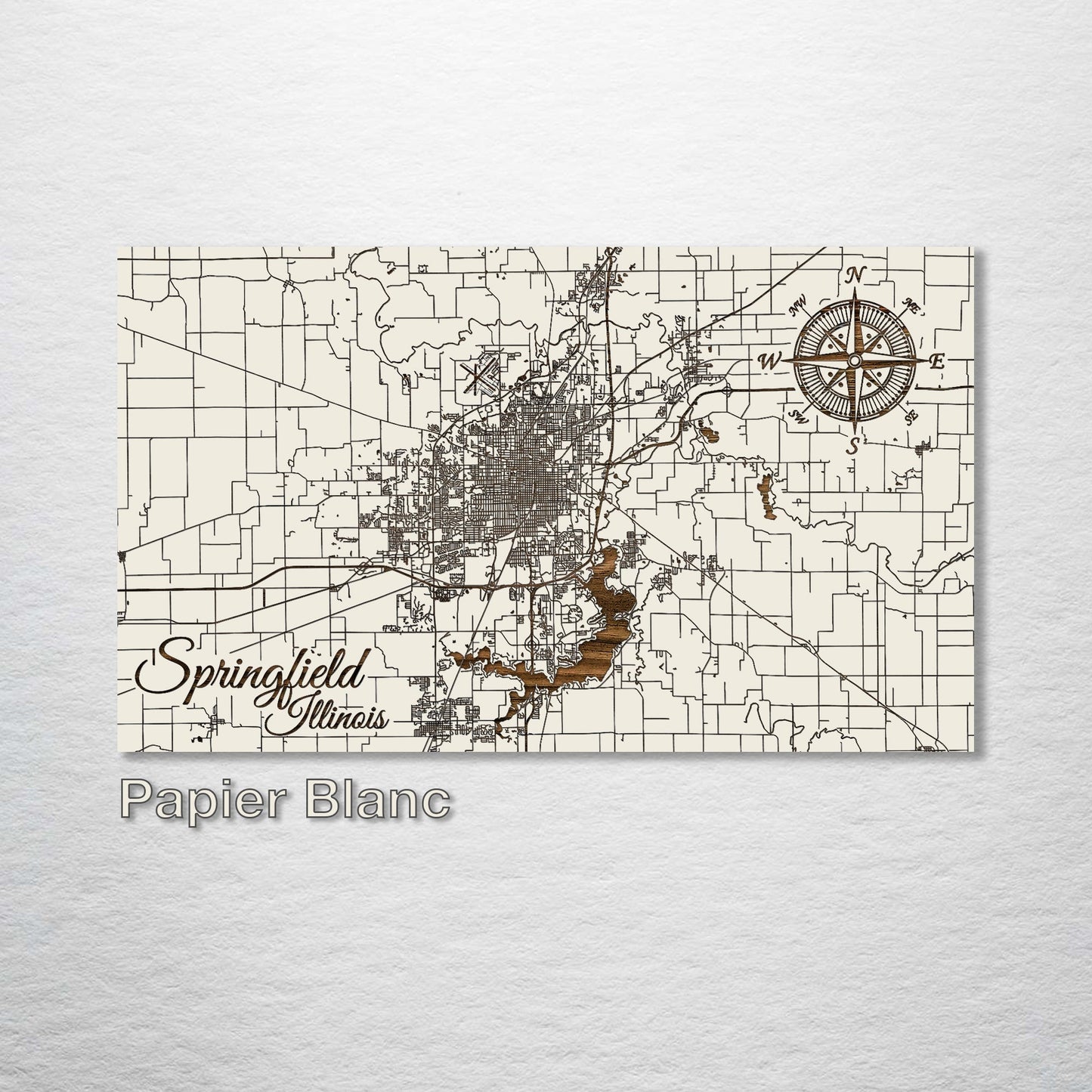 Springfield, Illinois Street Map