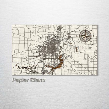 Springfield, Illinois Street Map