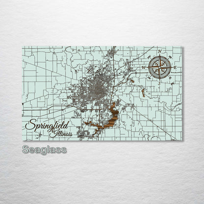 Springfield, Illinois Street Map