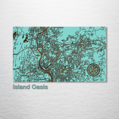 Springfield, Massachusetts Street Map