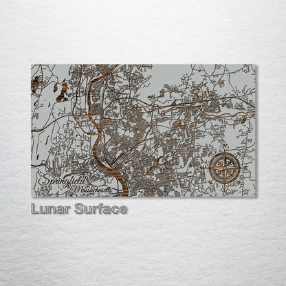 Springfield, Massachusetts Street Map