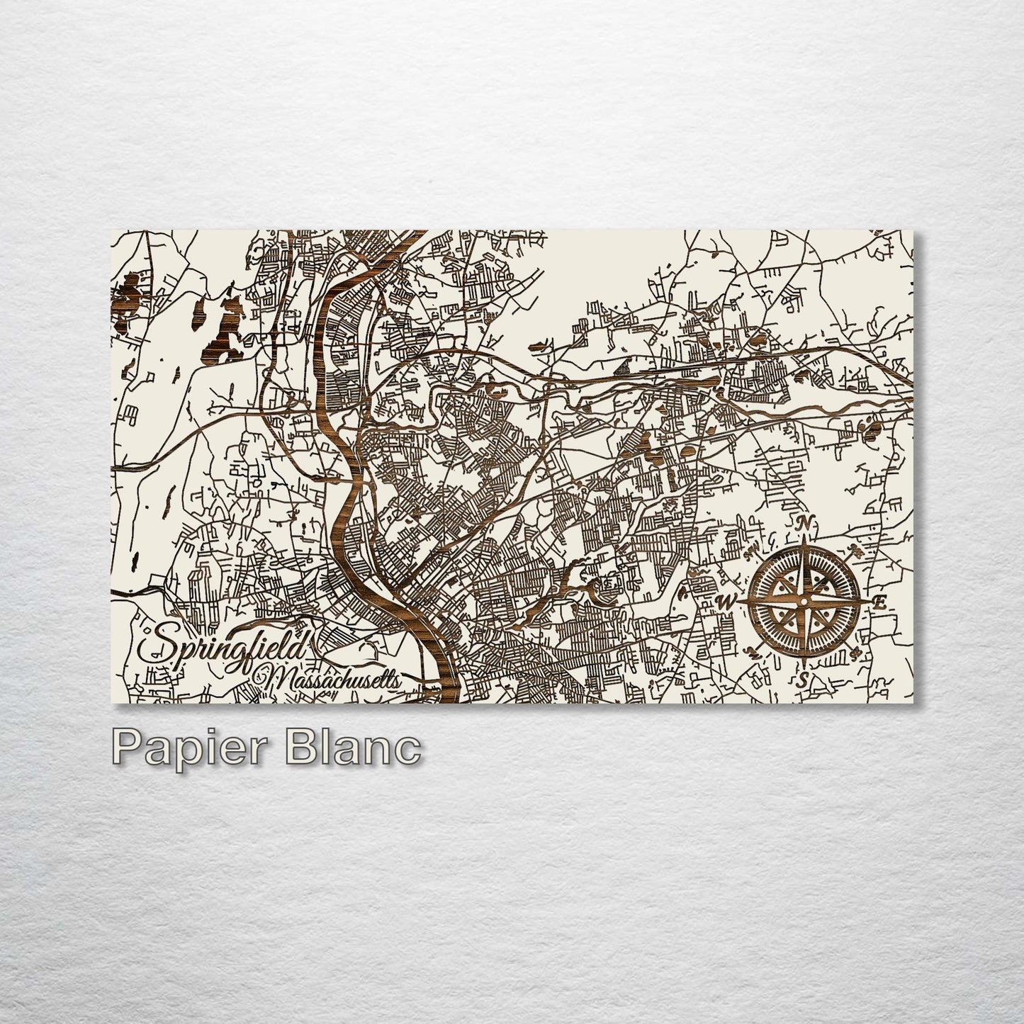 Springfield, Massachusetts Street Map