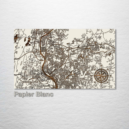 Springfield, Massachusetts Street Map