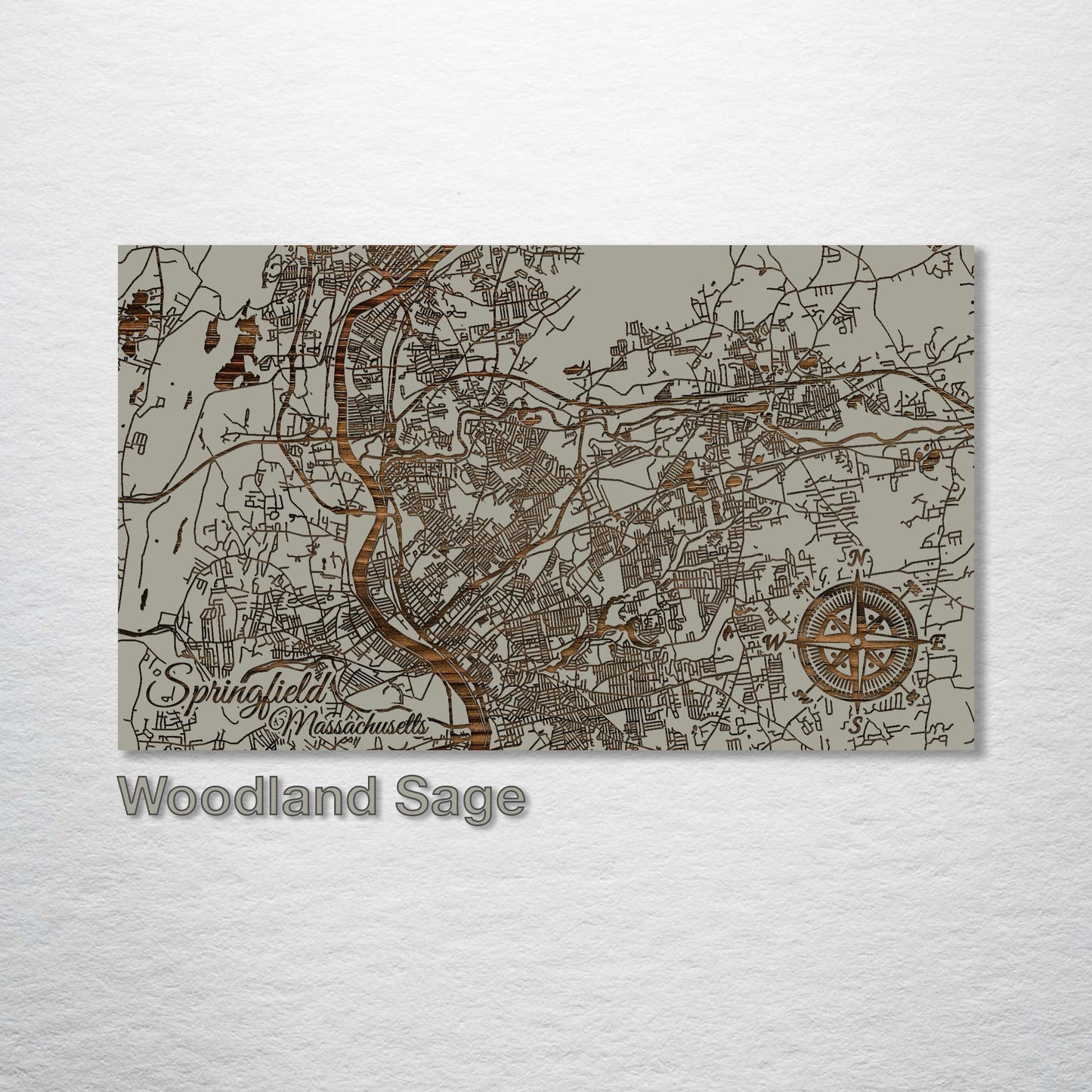 Springfield, Massachusetts Street Map