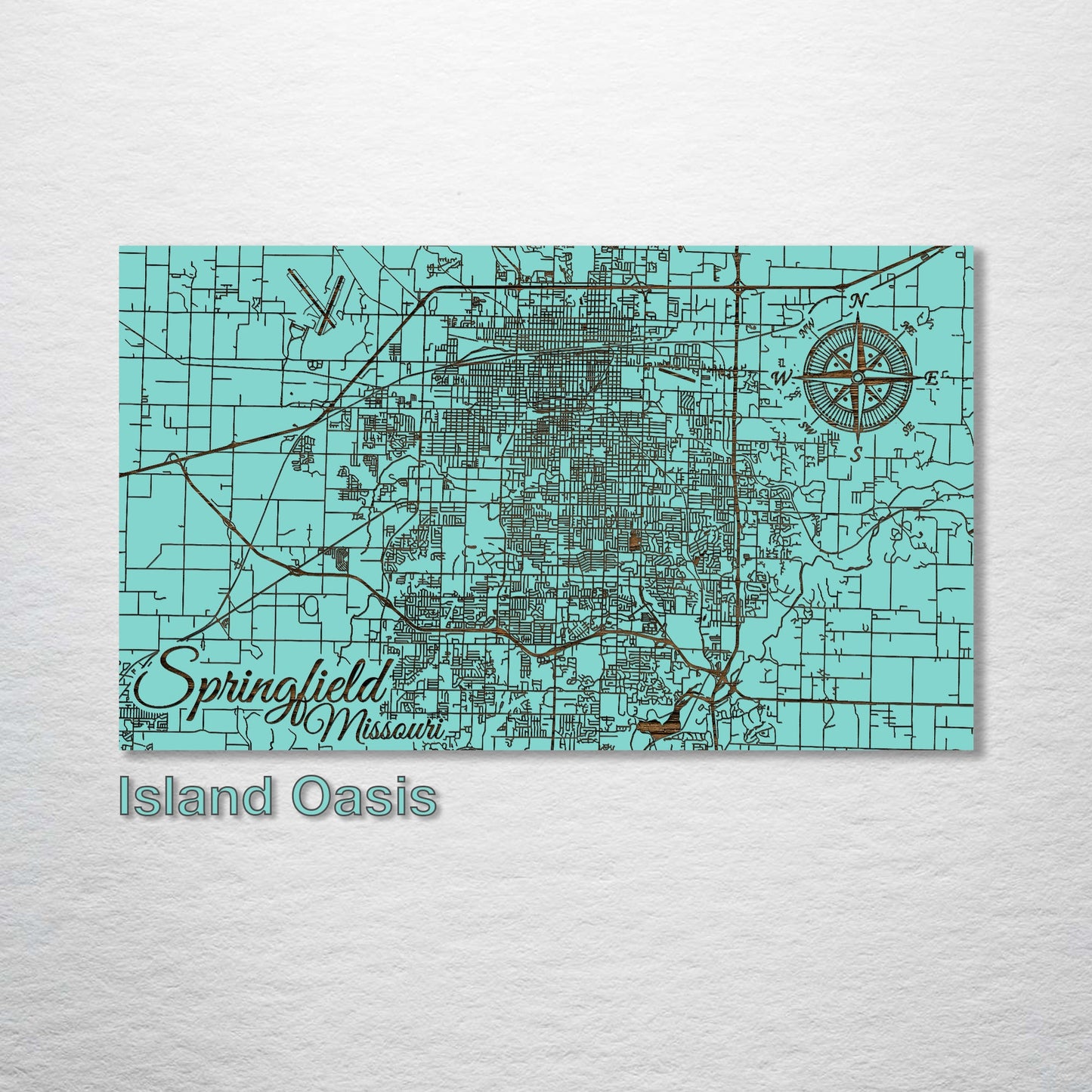 Springfield, Missouri Street Map