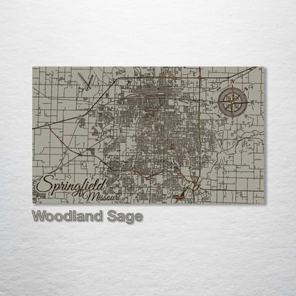 Springfield, Missouri Street Map